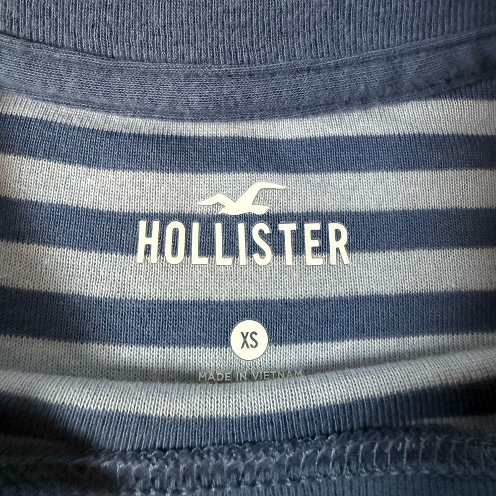 Hollister Blue Stripped Shirt - Picture 2 of 3